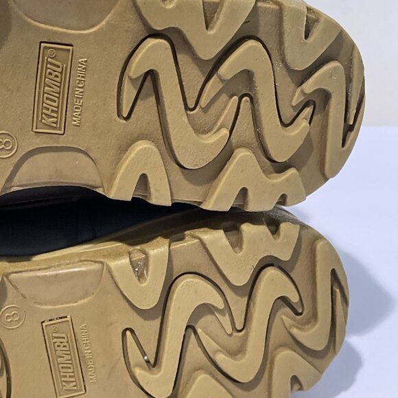 Khombu Nordic 2 Duck Boots Women's Size 8 Beige Suede Faux Fur Trim Waterproof - Picture 10 of 11